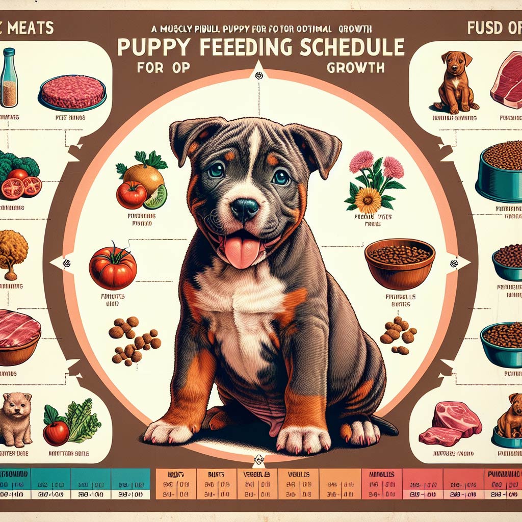 Pitbull Puppy Feeding Guide for Maximum Muscle Growth
