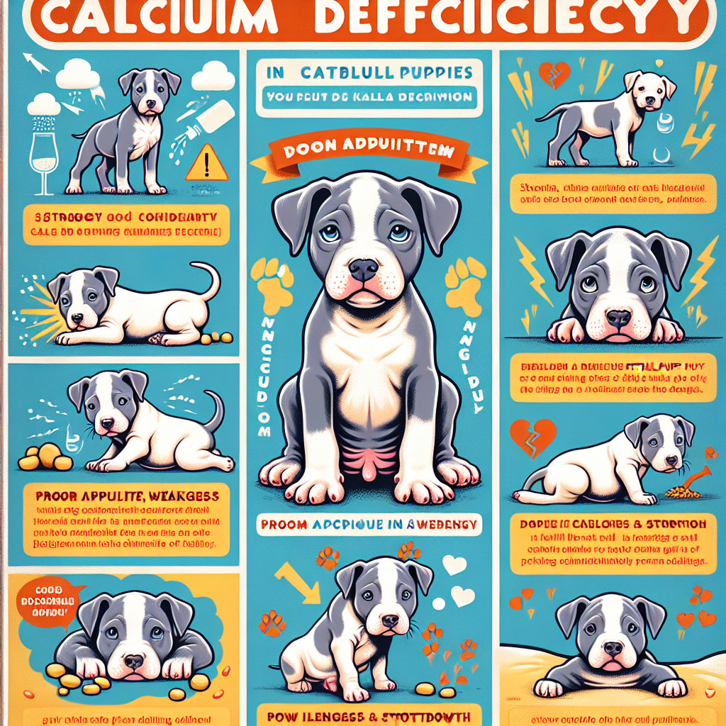Pitbull Puppy Calcium Deficiency Symptoms & Solutions