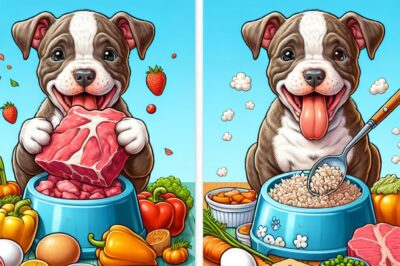 Raw vs. Cooked Diets: What’s Better for Your Pitbull Puppy?