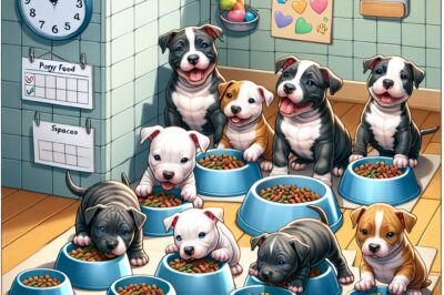 The Benefits of a Scheduled Feeding Routine for Pitbull Puppies