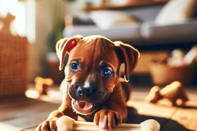 Pitbull Puppy Bone Health: The Importance of Calcium & Phosphorus
